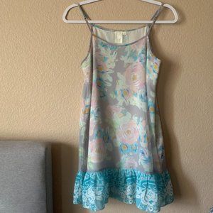 E by Eloise floral ruffle mini dress